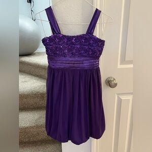 Speechless Deep Purple Kids Dress